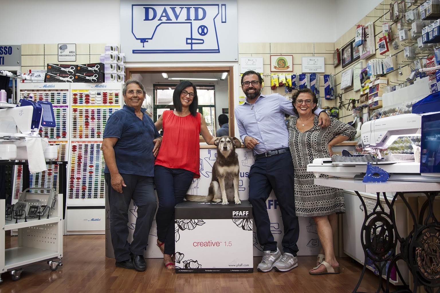 david famiglia macchine per cucire