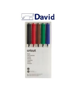 5 Penne Punta extra fine colori classici CRICUT