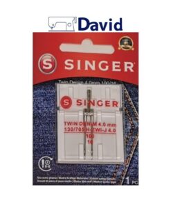 Ago Gemello Jeans (Denim) Sistema 130/705 HJ ZWI distanza 4,0 finezza 100 - Singer