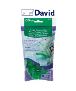 Jumbo Wonder Clips Clover - 24 pezzi