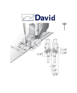 Alternative view of Piedino Trasparente per Quilt da 6 mm con Sistema IDT™ Pfaff