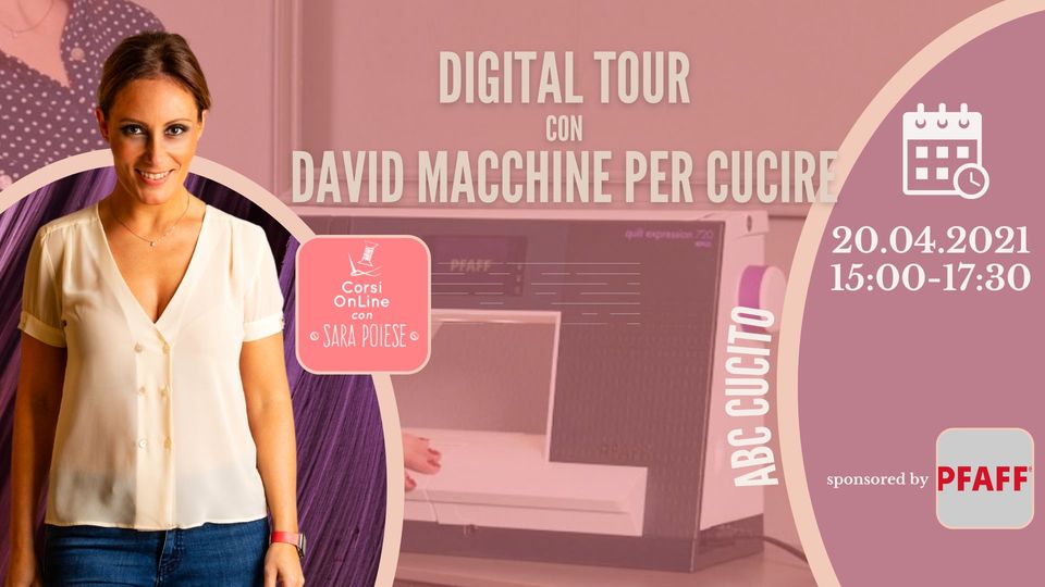 macchine per cucire Pfaffsara poiese digital tour