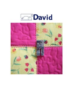 Piedino (con guida laterale) per cucitura patchwork largo 1\4 (O) per macchine da 5-7mm
