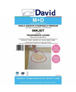 Vinile adesivo stampabile INKJET - TRASPARENTE LUCIDO