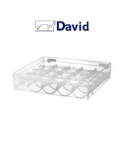 Contenitore in plastica porta n. 25 spoline /bobine