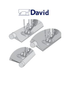 Alternative view of Piedino per cordoncino tre scanalature Pfaff