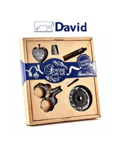 Set regalo / kit cucito in colore argento antico