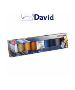 Kit filati Denim Gutermann colori misti - completo di aghi per Jeans